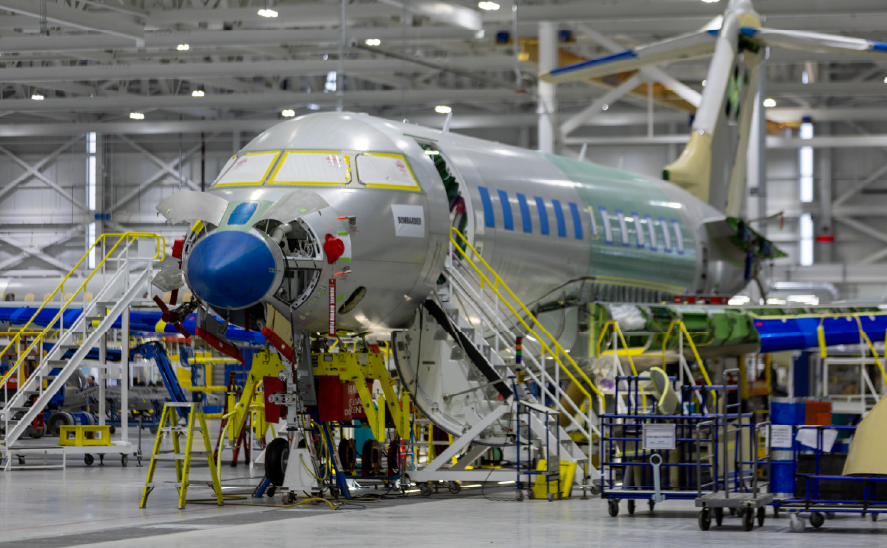 Bombardier aircraft
